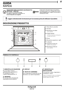 Manuale Hotpoint FI6 864 SH IX HA Forno