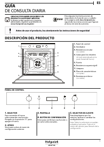 Manual de uso Hotpoint FI6 864 SH IX HA Horno