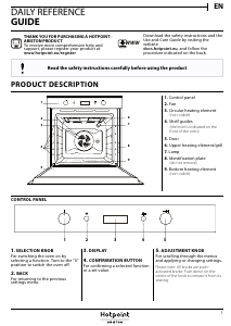 Manual Hotpoint FI6 864 SH IX HA Oven