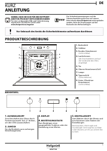 Bedienungsanleitung Hotpoint FI6 864 SH IX HA Backofen