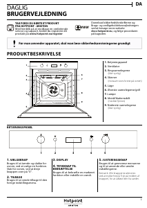 Brugsanvisning Hotpoint FI6 864 SH IX HA Ovn