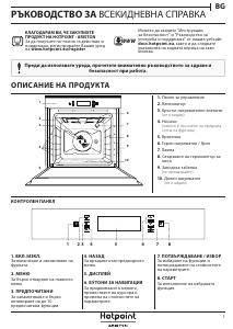 Vadovas Hotpoint FI9 891 SP IX HA Orkaitė