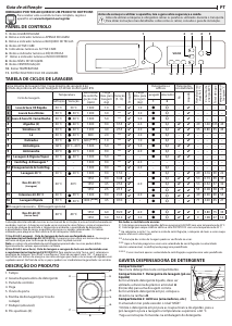 Manual Hotpoint NDB 9636 DA SPT Máquina de lavar e secar roupa