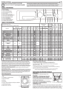 Instrukcja Hotpoint RDD 1175238 KD VJ EU Pralko-suszarka