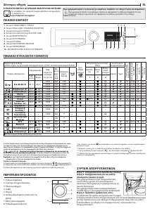 Εγχειρίδιο Hotpoint NM11 846 WS A EU N Πλυντήριο