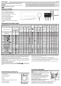 Manual de uso Hotpoint NM11 925 WW A SPT N Lavadora