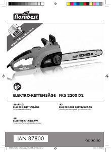 Manual Florabest FKS 2200 D2 Chainsaw