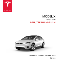 Bedienungsanleitung Tesla Model X (2020)