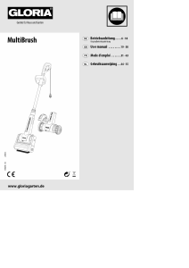 Handleiding Gloria MultiBrush Veegmachine