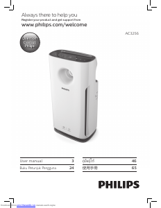 Panduan Philips AC3256 Pembersih Udara