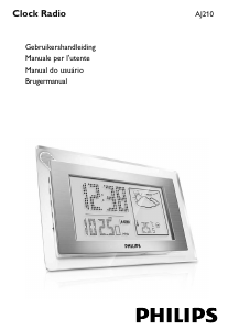 Manual Philips AJ210 Alarm Clock Radio