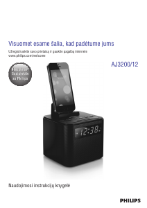 Vadovas Philips AJ3200 Radijo laikrodis su žadintuvu