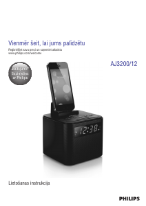 Rokasgrāmata Philips AJ3200 Radio modinātājs