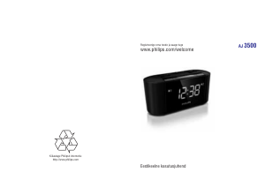 Kasutusjuhend Philips AJ3500 Äratuskell-raadio