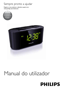 Manual Philips AJ3500 Rádio relógio