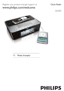 Mode d’emploi Philips AJ4200 Radio-réveil