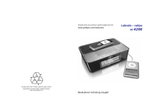 Vadovas Philips AJ4200 Radijo laikrodis su žadintuvu