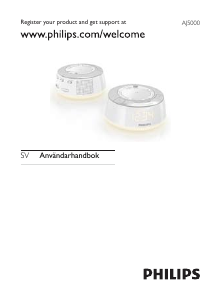 Bruksanvisning Philips AJ5000 Klockradio