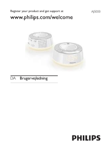 Brugsanvisning Philips AJ5000 Radio-vækkeure