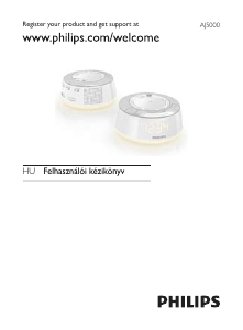 Használati útmutató Philips AJ5000 Ébresztőórás rádió