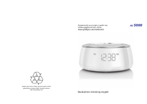 Vadovas Philips AJ5000 Radijo laikrodis su žadintuvu