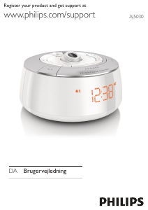 Brugsanvisning Philips AJ5030 Radio-vækkeure