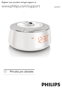 Manuál Philips AJ5030 Rádio s alarmem