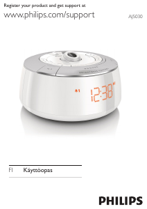 Käyttöohje Philips AJ5030 Radioherätyskello