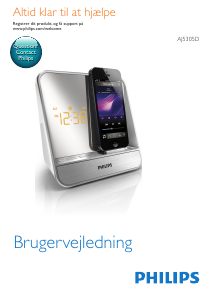 Brugsanvisning Philips AJ5305D Radio-vækkeure