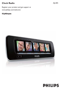 Käyttöohje Philips AJL305 Radioherätyskello