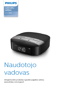 Vadovas Philips TAR3505 Radijo laikrodis su žadintuvu