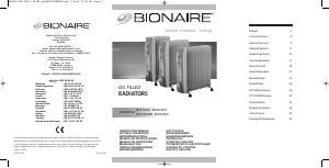 Manual Bionaire BOH1503 Aquecedor