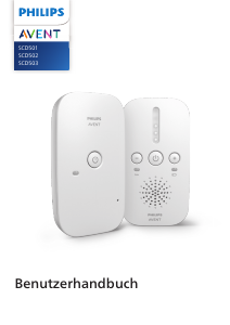Bedienungsanleitung Philips SCD502 Avent Babyphone