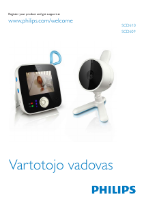 Vadovas Philips SCD609 Kūdikio stebėjimo įrenginys