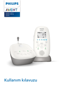 Kullanım kılavuzu Philips SCD733 Avent Bebek telsizi