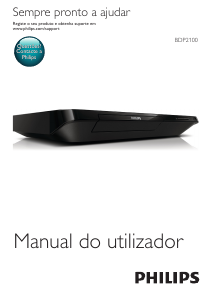 Manual Philips BDP2100 Leitor de blu-ray