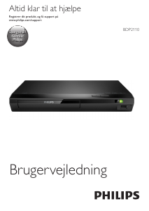 Brugsanvisning Philips BDP2110 Blu-ray afspiller