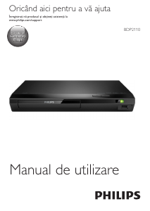 Manual Philips BDP2110 Blu-ray player