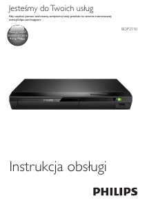 Instrukcja Philips BDP2110 Odtwarzacz Blu-ray