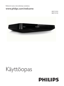 Käyttöohje Philips BDP2900 Blu-ray-soitin