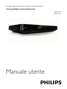 Manuale Philips BDP2930 Lettore blu-ray