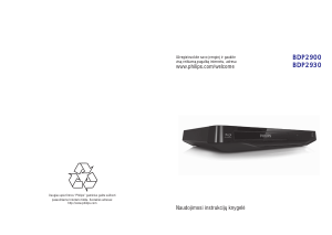 Vadovas Philips BDP2930 Blu-ray leistuvas