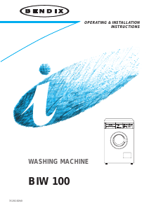 Handleiding Bendix BIW 100 Wasmachine