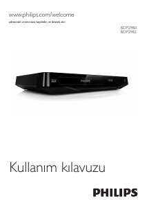 Kullanım kılavuzu Philips BDP2980 Blu-ray çalıcısı