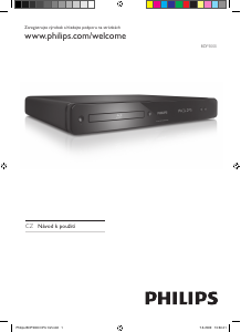 Manuál Philips BDP3000 Přehrávač Blu-ray