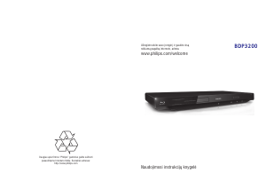 Vadovas Philips BDP3200 Blu-ray leistuvas