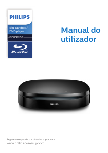 Manual Philips BDP3210B Leitor de blu-ray