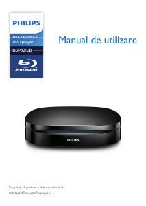 Manual Philips BDP3210B Blu-ray player