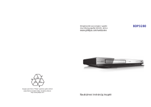 Vadovas Philips BDP3280 Blu-ray leistuvas