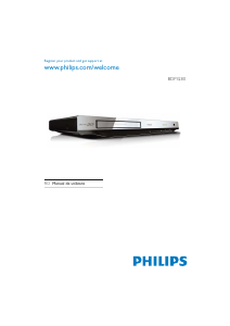 Manual Philips BDP3280 Blu-ray player